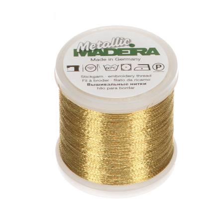Metallic Nylon/Polyester Embroidery Thread 40wt 220yds Traditional Gold 9842-GOLD6