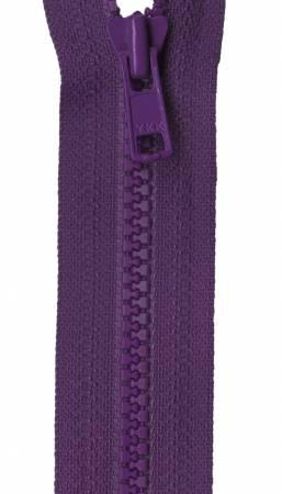 Mini Vislon 12in Purple Separating Zipper VSP12-559