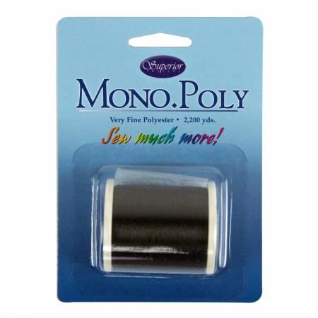 MonoPoly Invisible Polyester Thread .004mm 2200yds Smoke - 11902