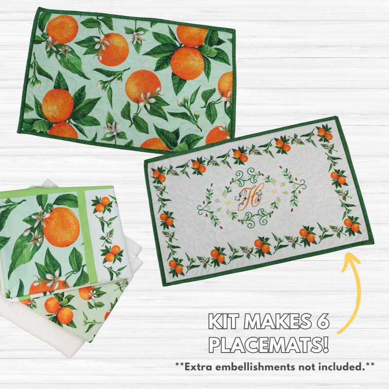 Monthly Placemats- Orange Kit