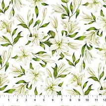 Spring Awakening-Lilies White/Multi 26868-10