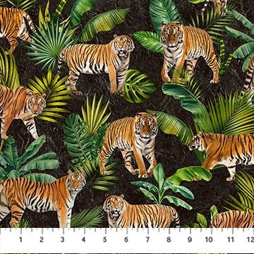 Jungle Queen-Tigers Black/Multi DP25520-99