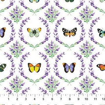 Deborah's Garden-Butterfly White/Multi DP25593-10