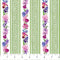 Deborah's Garden-Floral Stripe Green/Multi DP25598-74
