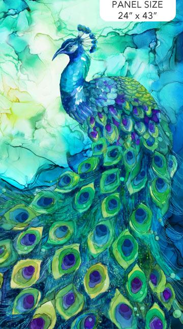 Allure-25" Peacock Panel Turquoise/Multi DP26700-66