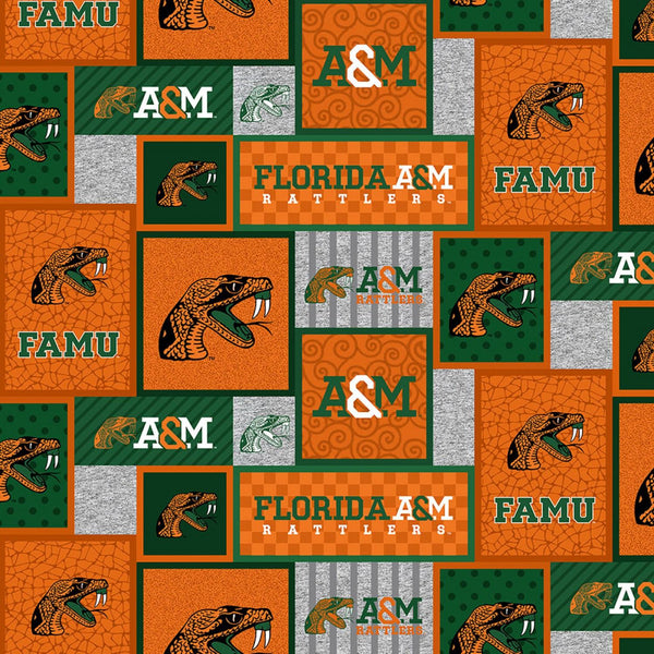 NCAA-Florida A&M Rattlers College Patch Fleece FAM-1177