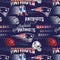 NFL Football New England Patriots Cotton Print 14447-D