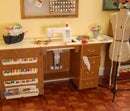 Norma Jean Oak Arrow Sewing Cabinet