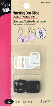Nursing Bra Clips 1/2in 4 sets 56698-12-66 – The Sewing Studio Fabric  Superstore
