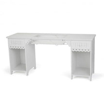 Olivia White Arrow Sewing Cabinet