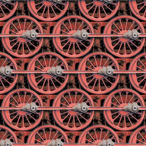 On The Right Track-Train Wheels Red B-3082-88