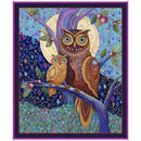 Opulent Owls-36" Owl Panel 1649-29734-X