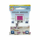 Organ Needles Embroidery Size 75/11 Eco Pack 3000121