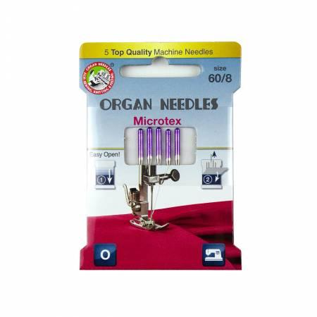 Organ Needles Microtex Size 60/8 Eco Pack # 3000118