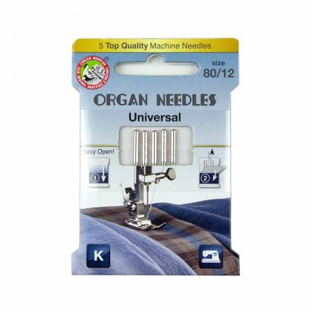 Organ Needles Universal Size 80/12 Eco Pack 3000102