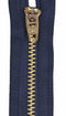 Packaged Metal Jean Zipper 9in Navy F2709-013
