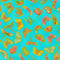 Parvaneh's Butterflies-Aqua AXUM-21943-70