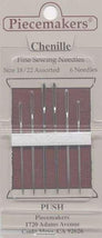 Piecemaker Chennile Needles Sizes 18/22 6pk 12-C18-22