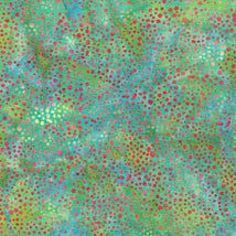 Pin Dot Floral-Dot Teal Chameleon 112336965