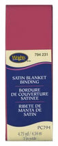 Poly Blanket Binding 4.75yd Hot Magenta 117794231
