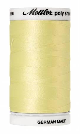 Poly Sheen Embroidery Thread Lemon Frost - 40wt 875yds