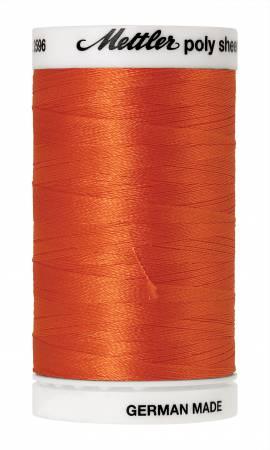Poly Sheen Embroidery Thread Tangerine - 40wt 875yds