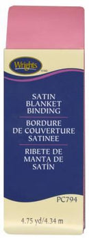 Polyester Blanket Binding 4-3/4yd Candy Pink 117794216