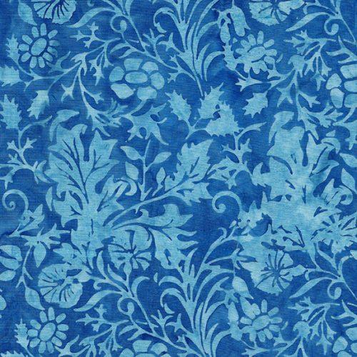 Porcelain Blue-Mixed Floral Blue Blueberry 112346550