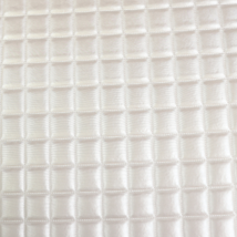 Precut Vinyl-Quilted Squares Pearl White 18"x27"