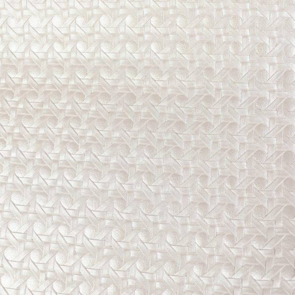 Precut Vinyl-White Pearl Criss Cross Basketweave 18"x27"