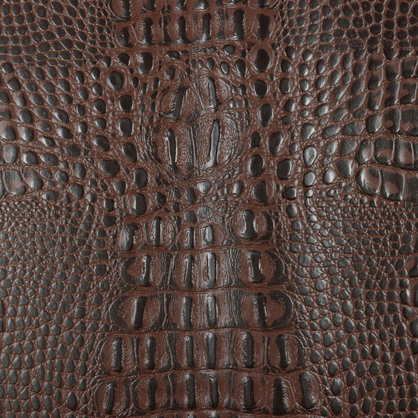 Precut Vinyl - Aqualine Marine Crocodile Chocolate - 18"x27"