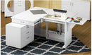 Quilters Vision (Cabinet and Caddie Set) Sewing Cabinet White - Tailormade Q-Q001