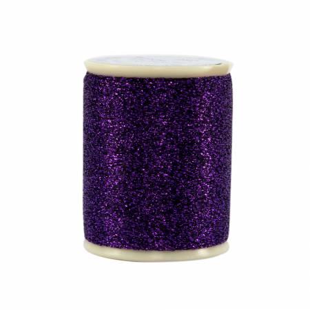 Razzle Dazzle Polyester Metallic Thread 8wt 110yds Purple Velvet 120012XX259