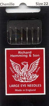 Richard Hemming Chenille Needle Size 22 6ct HW288-22