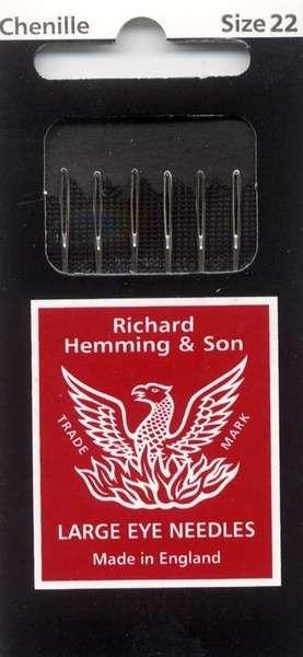 Richard Hemming Chenille Needle Size 22 6ct HW288-22