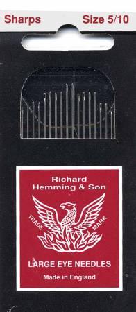 Richard Hemming Sharps Needles Assorted Sizes 5/10 20ct HW210-5-10