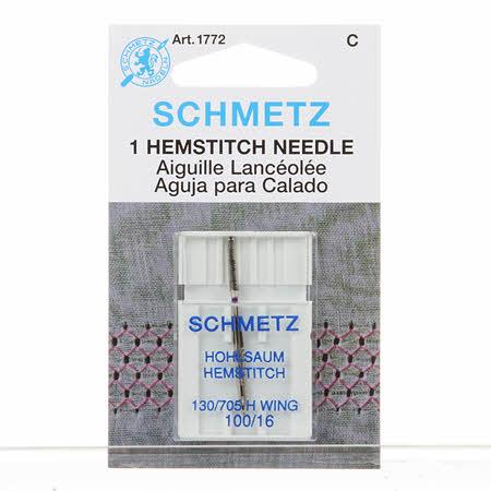 Schmetz Hemstitch / Wing Machine Needle Size 100 1ct