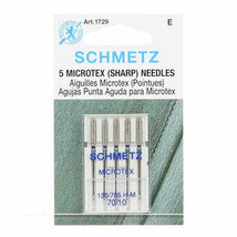 Schmetz Sharp / Microtex Machine Needle Size 10/70 - 1729