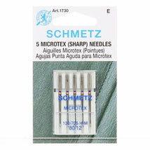 Schmetz Sharp / Microtex Machine Needle Size 12/80 - 1730