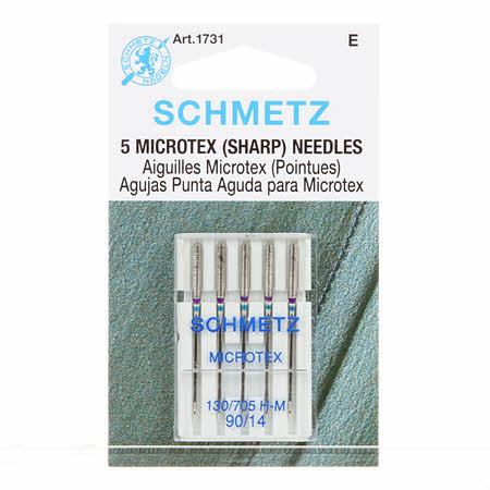 Schmetz Sharp / Microtex Machine Needle Size 14/90 - 1731