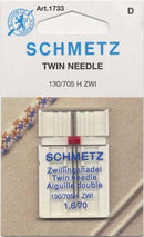 Schmetz Twin Machine Needle Size 1.6mm/70 1ct