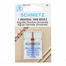 Schmetz Twin Machine Needle Size 2.0mm/80 1ct