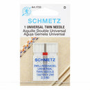 Schmetz Twin Machine Needle Size 2.5mm/80 1ct