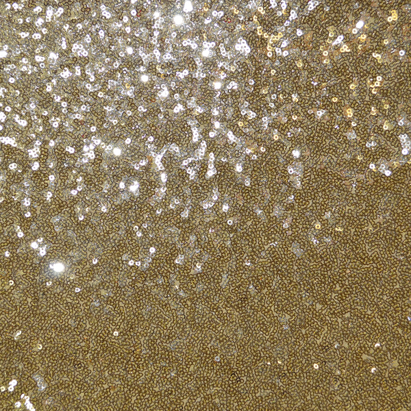 Sequin Embroidered Tulle QUINCY-Gold