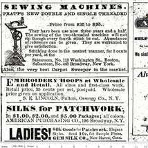 Sew Journal-Vintage Sew Ads White C13888-WHITE