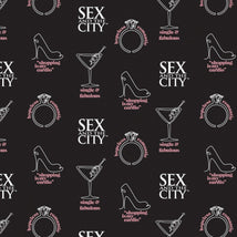 Sex & The City Collection-Quotes Black 23820106-02