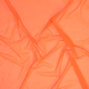Sheer Stretch Mesh Neon Orange 08