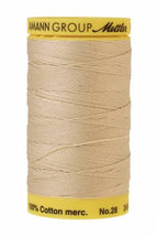 Silk-Finish 28wt Solid Cotton Thread 275YD Eggshell 9129-1000