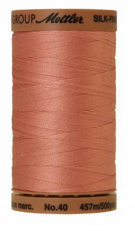 Silk-Finish Antique Pink 40wt 500M Solid Cotton Thread