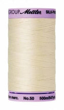 Silk-Finish Antique White50wt 500M Solid Cotton Thread